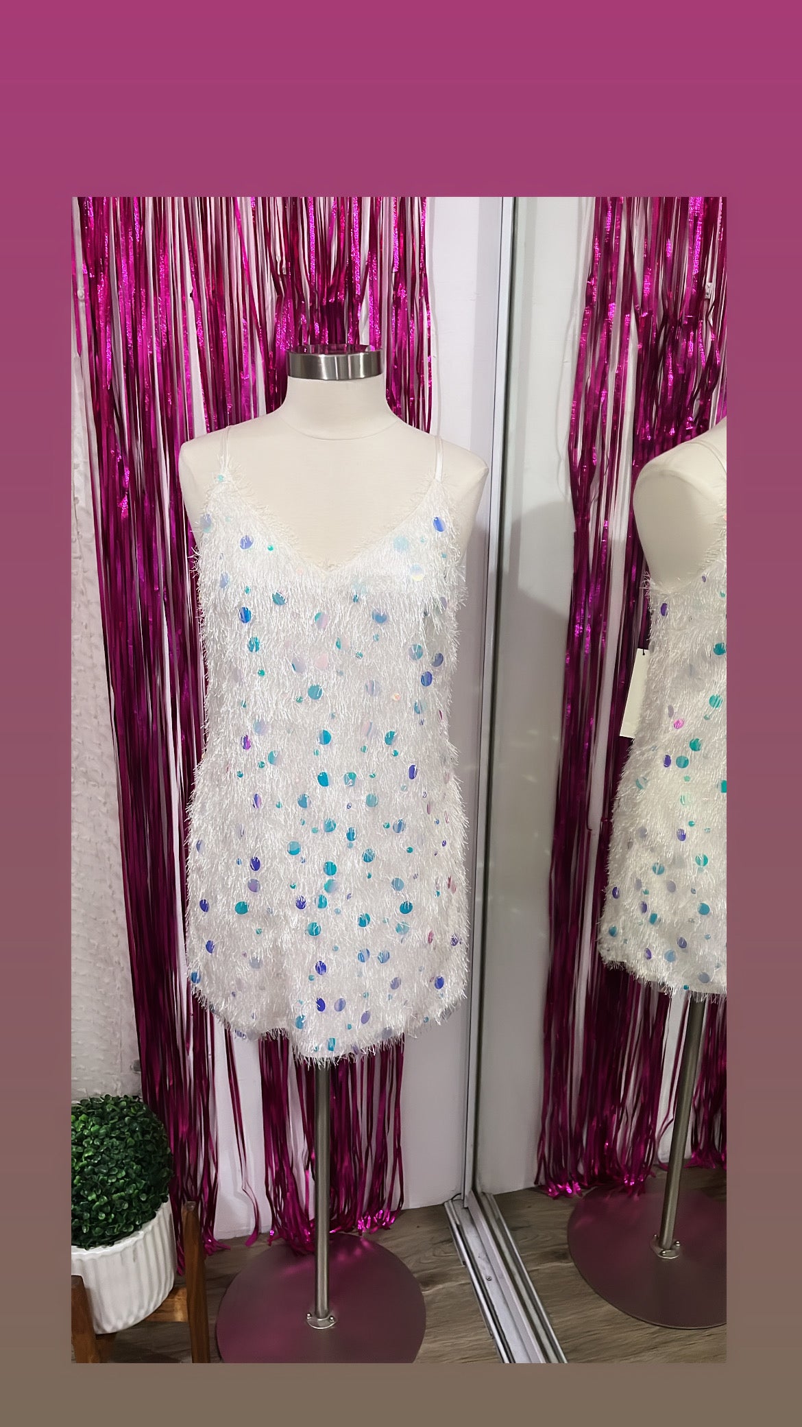 White Fiesta dress