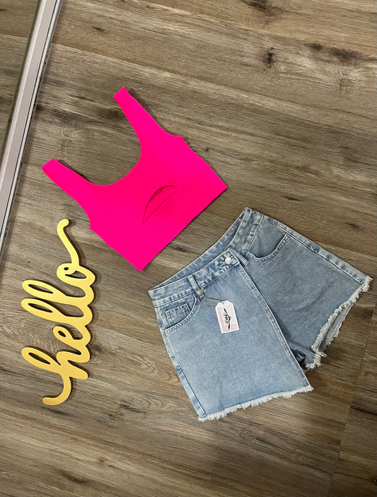 Denim Skort