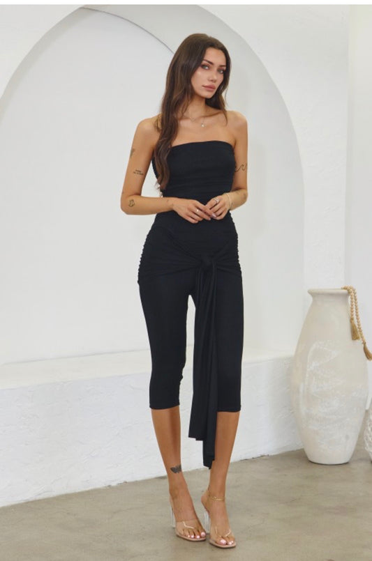 Capri Jumpsuit black