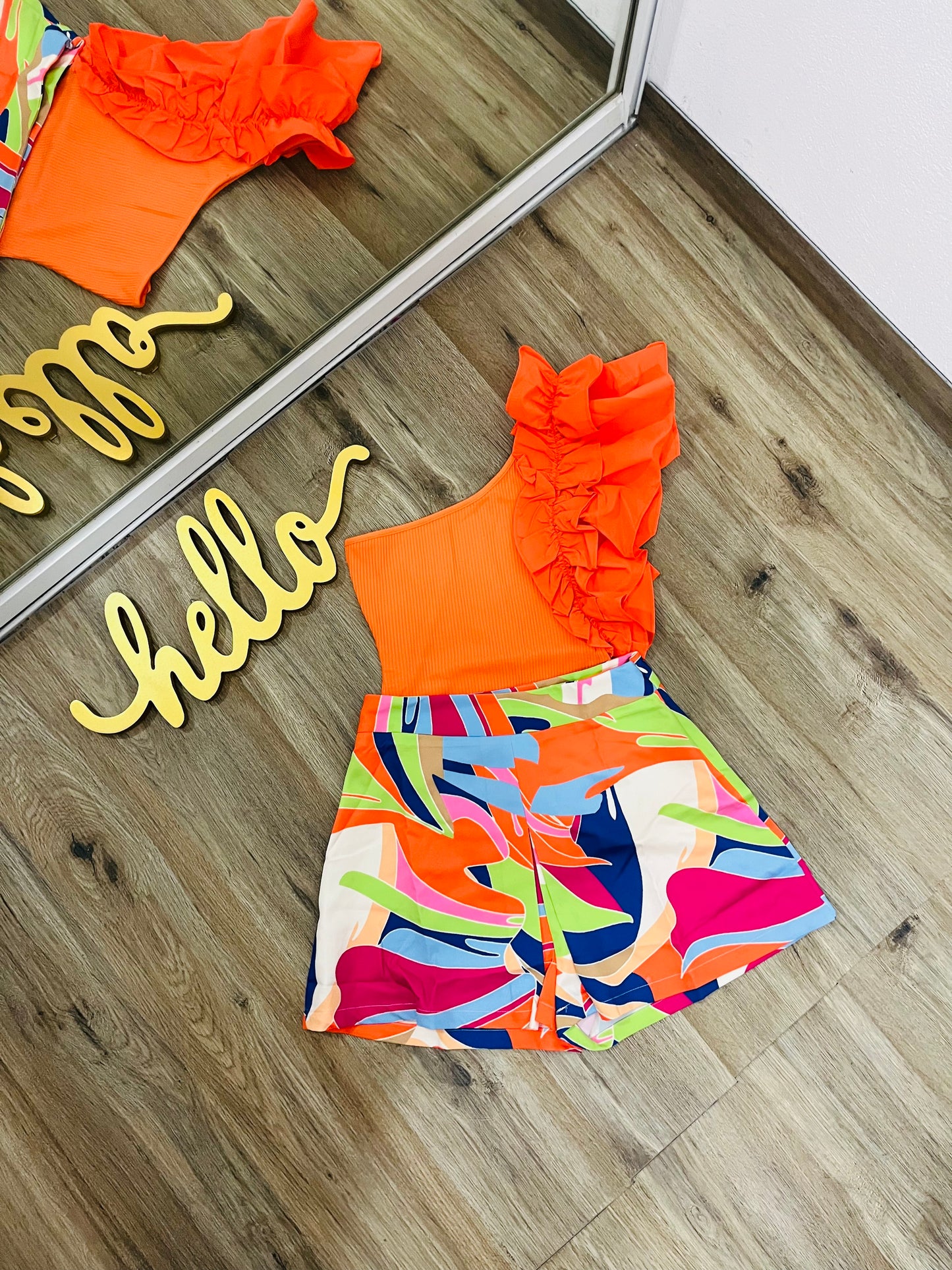 Orange Bodysuit
