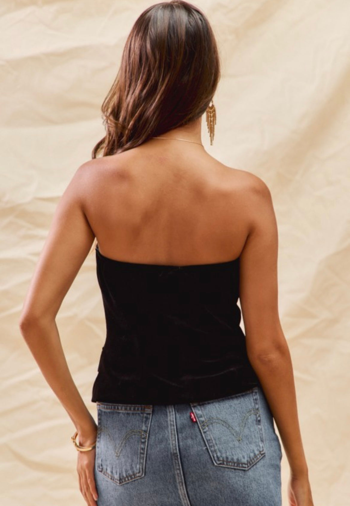 Velvet Black Top