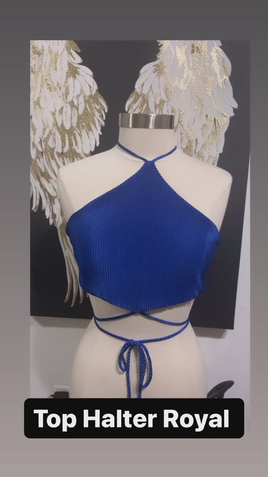 Top Halter Royal